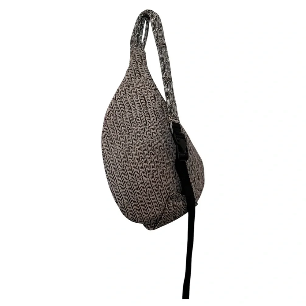 KAVU cotton rope geometric Aztec Black and Gray Sling Bag backpack